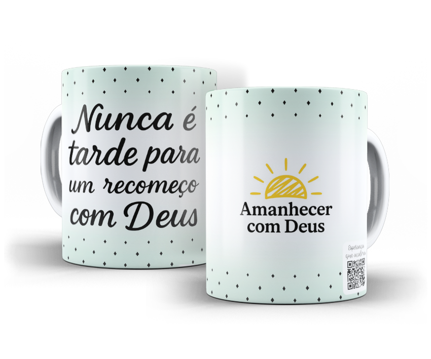 Estampa Amanhecer com Deus