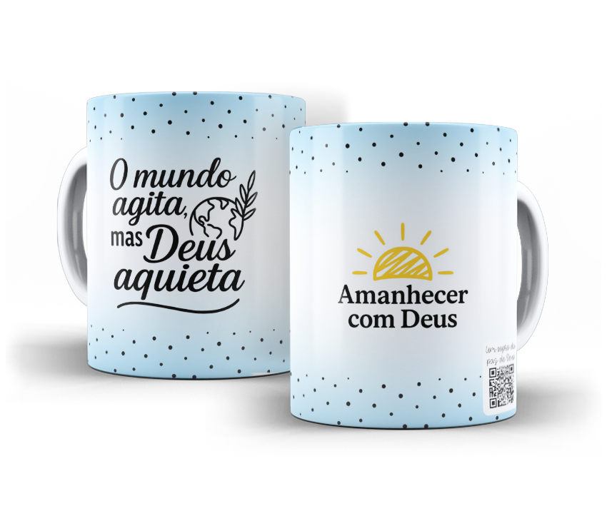Estampa Amanhecer com Deus