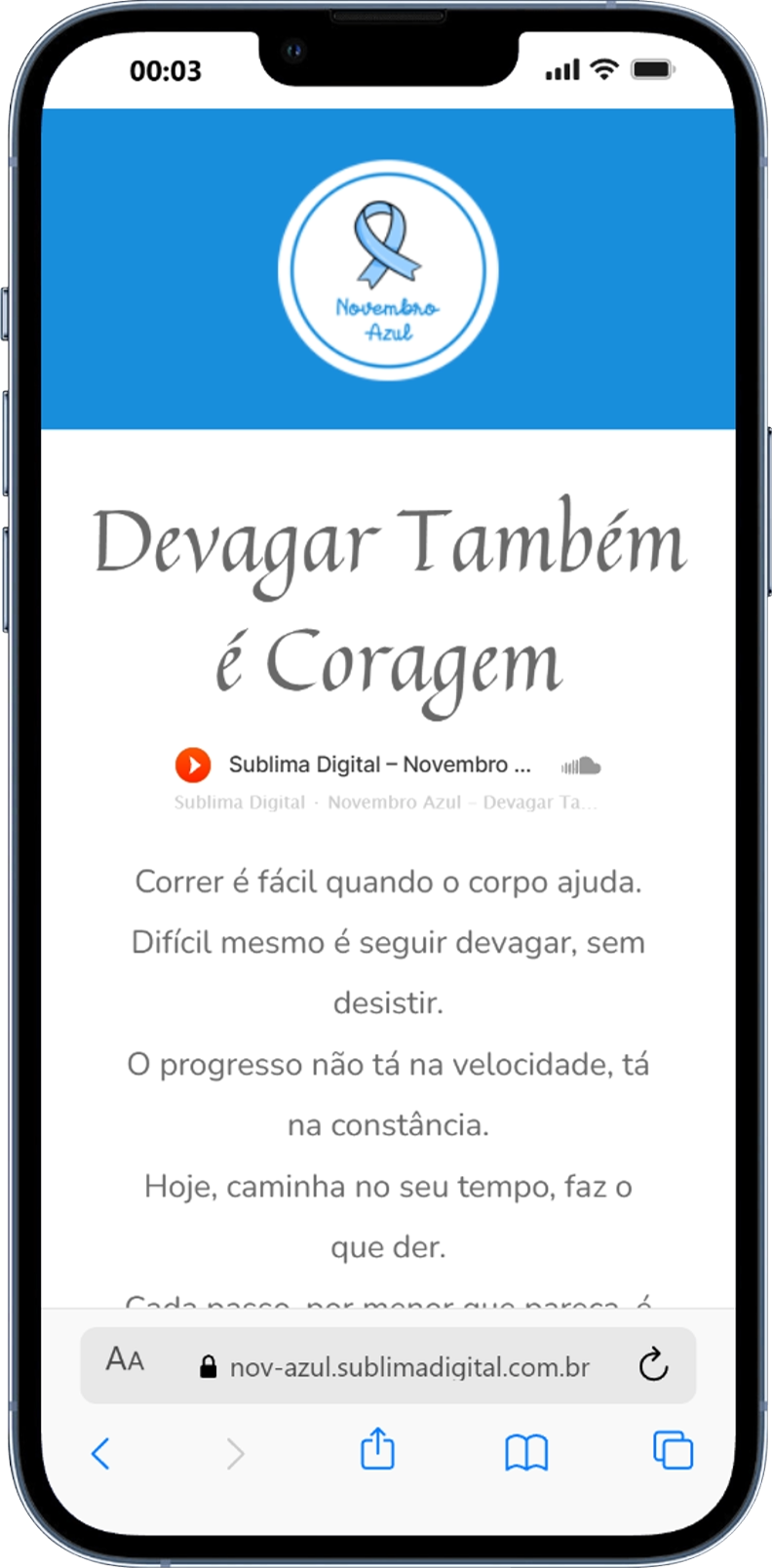 Prévia da Coleção Novembro Azul