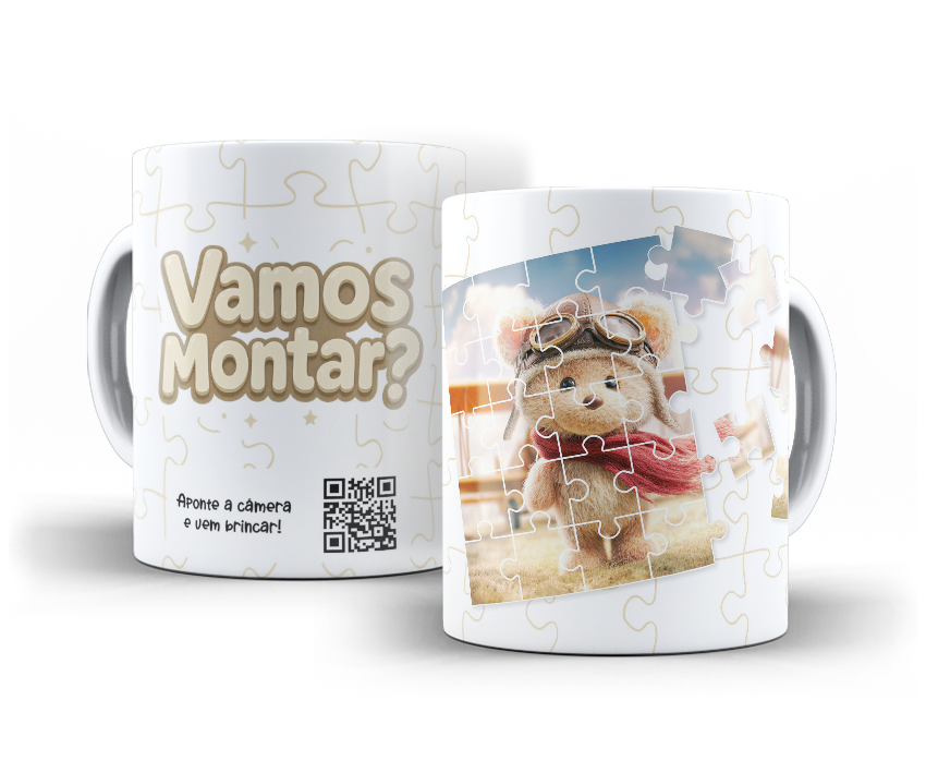 Estampa Quebra-Cabeça Infantil