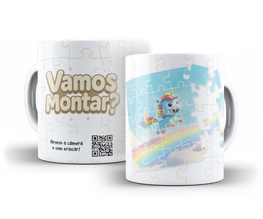 Estampa Quebra-Cabeça Infantil