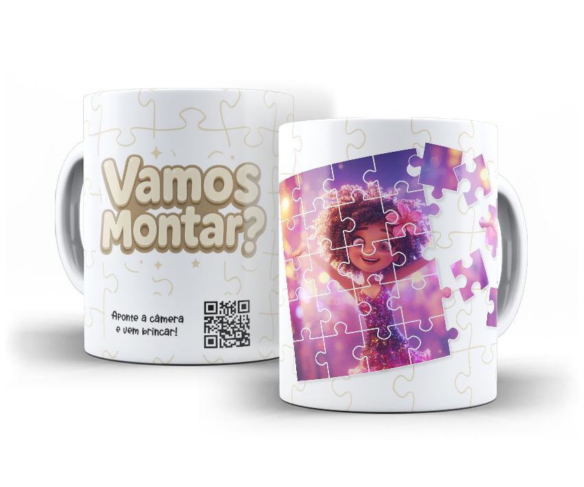 Estampa Quebra-Cabeça Infantil