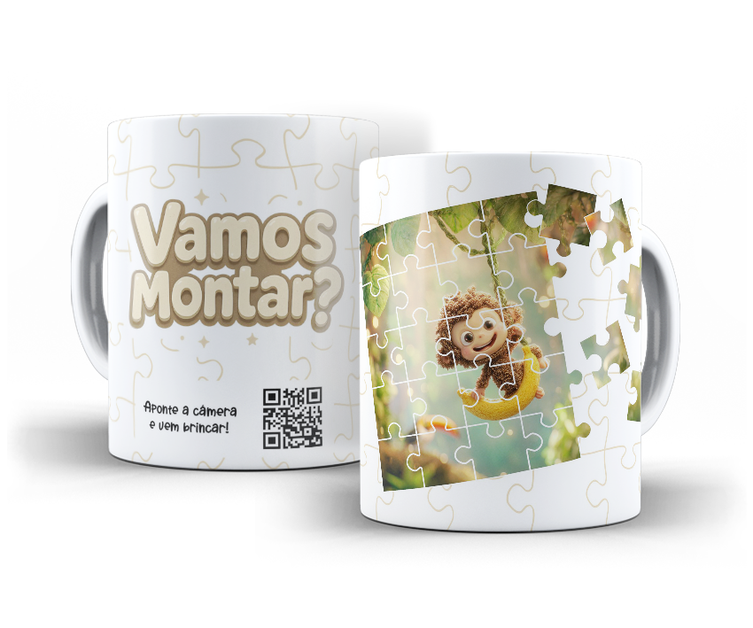 Estampa Quebra-Cabeça Infantil