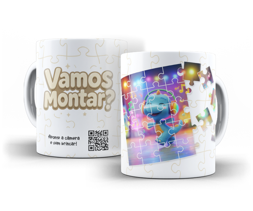 Estampa Quebra-Cabeça Infantil